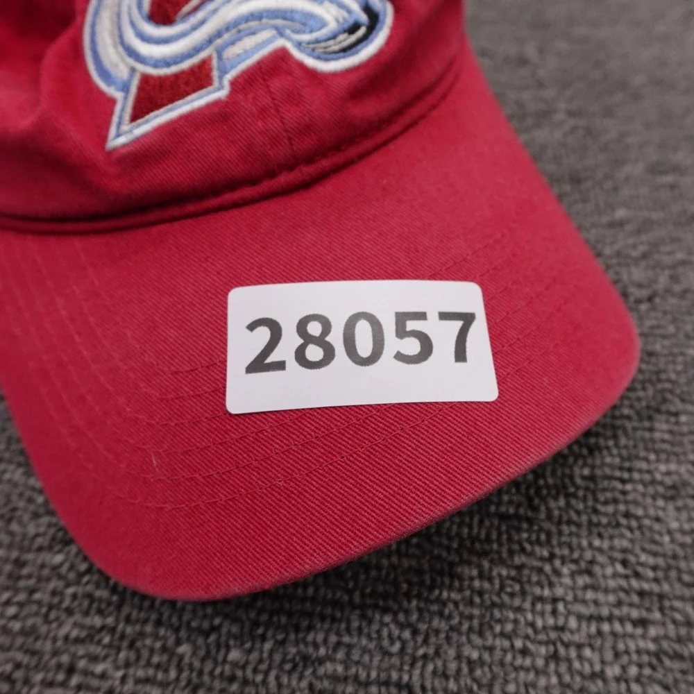 Colorado Avalanche Hat Cap Strap Back Mens One Size Dad Hat Red NHL Hockey